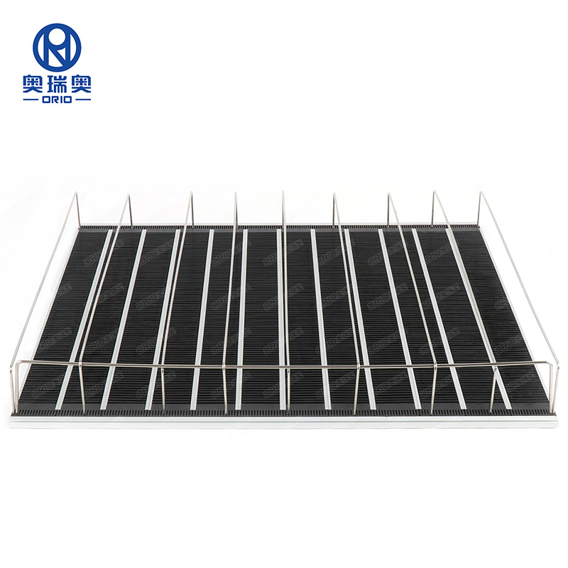 Gravity Roller Shelf Pusher System